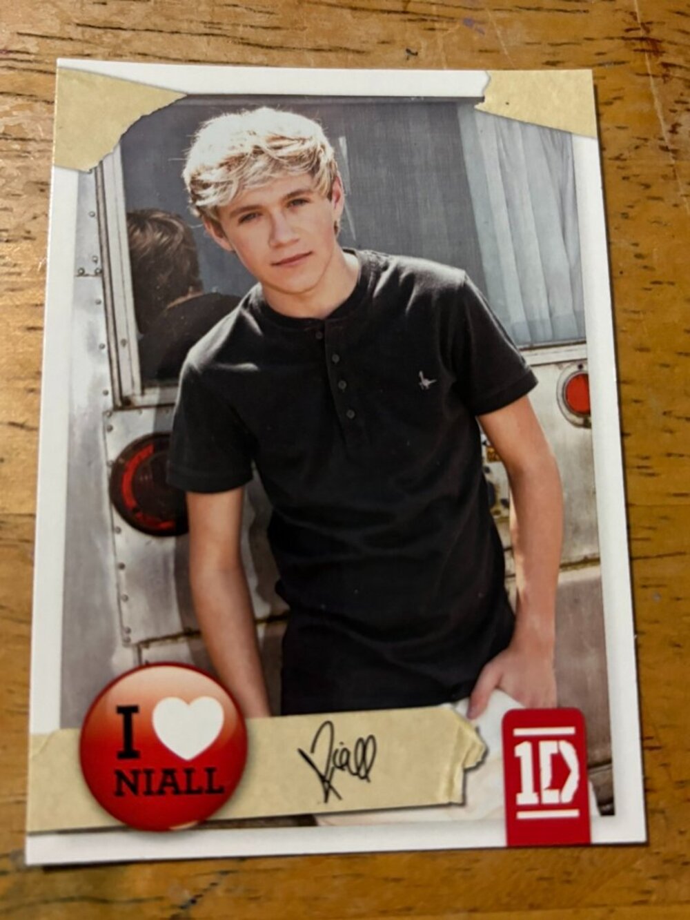 Official One Direction Trading Card Set Naill #15